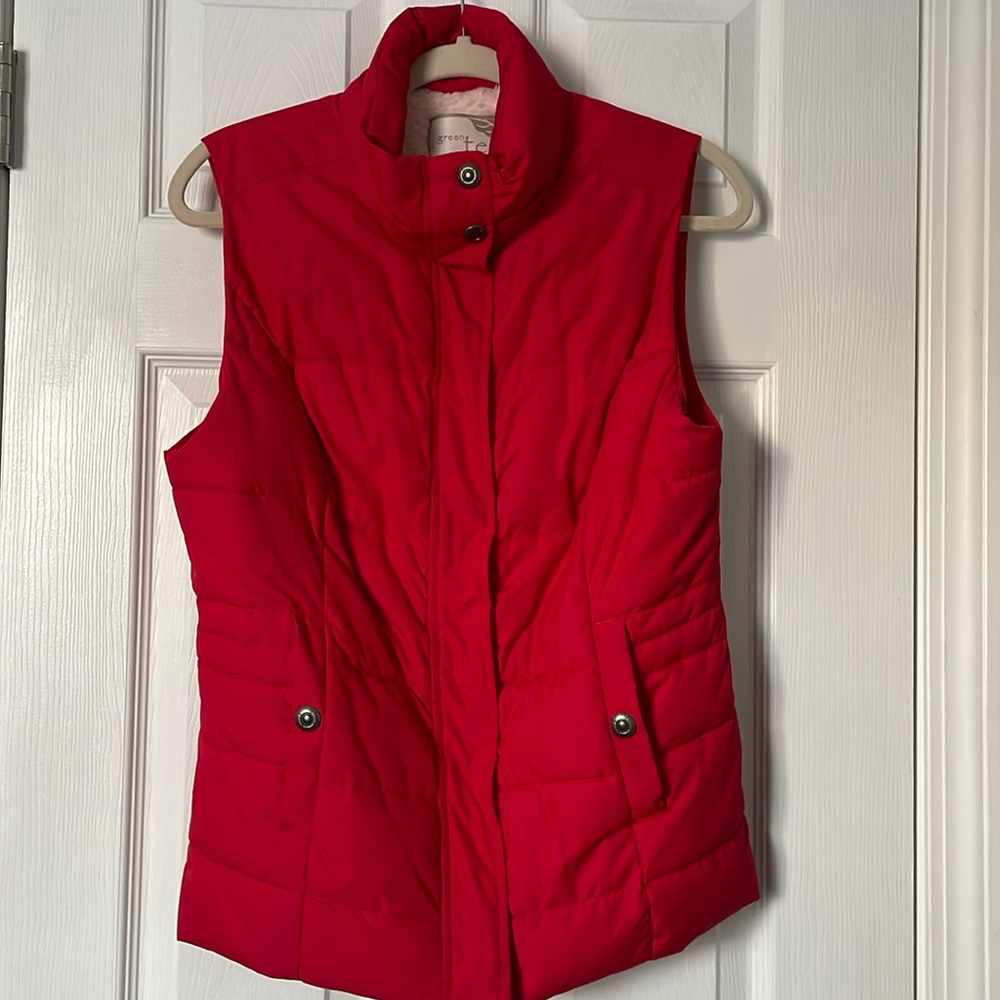 Green Tea Vest furry inside